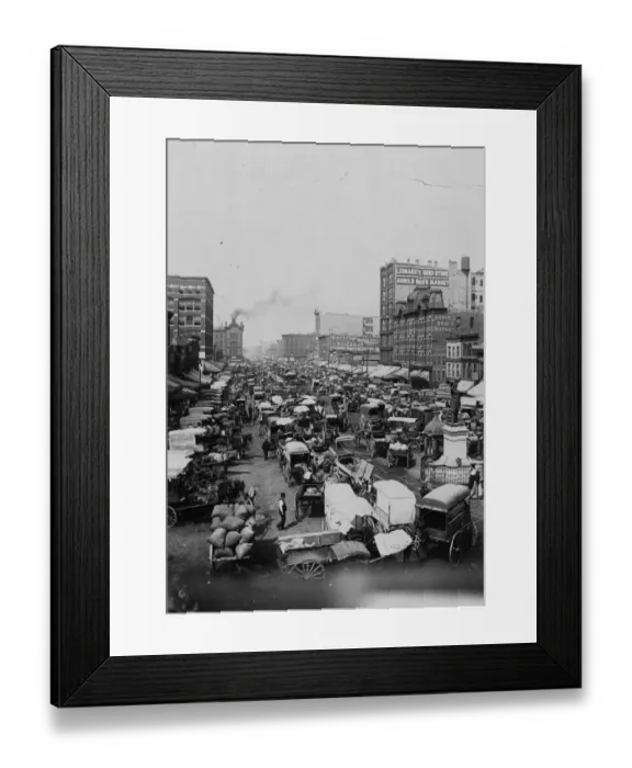 Framed Print : Chicago Haymarket Framed Print : Chicago Haymarket