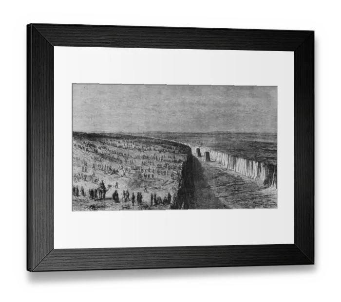Framed Print : Canal Construction Framed Print : Canal Construction