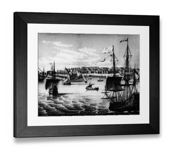 Framed Print : Colonial New York Framed Print : Colonial New York