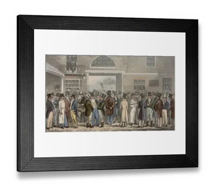 Framed Print : Tattersalls Horse Sale Framed Print : Tattersalls Horse Sale