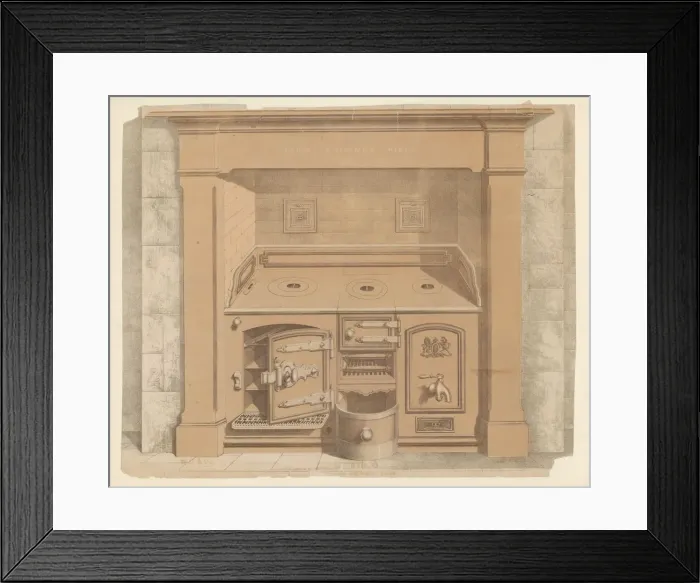 Framed Print : Range Cooker Framed Print : Range Cooker