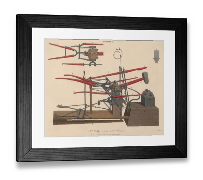 Framed Print : Walby Hammer Framed Print : Walby Hammer