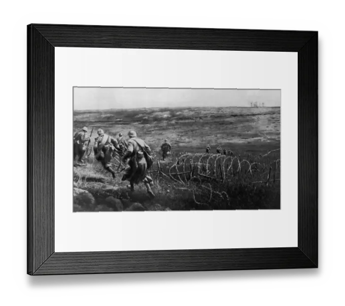 Framed Print : French Attack