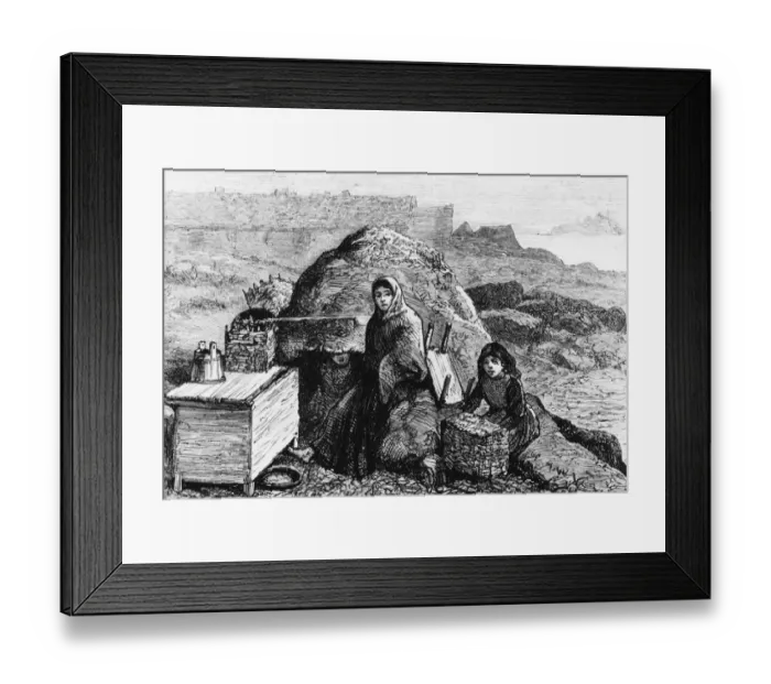 Framed Print : Evicted Family Framed Print : Evicted Family
