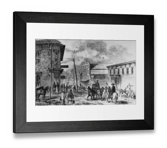 Framed Print : Titusville Oil Boom Framed Print : Titusville Oil Boom