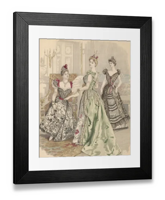 Framed Print : Womens Fashions Framed Print : Womens Fashions