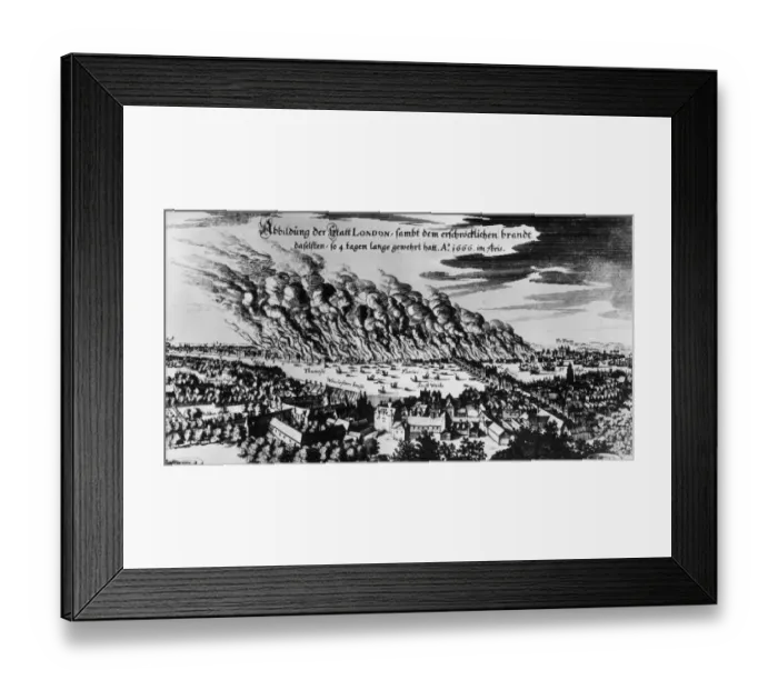 Framed Print : Great Fire Framed Print : Great Fire