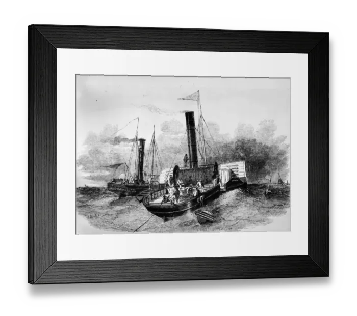 Framed Print : Cable Laying Framed Print : Cable Laying