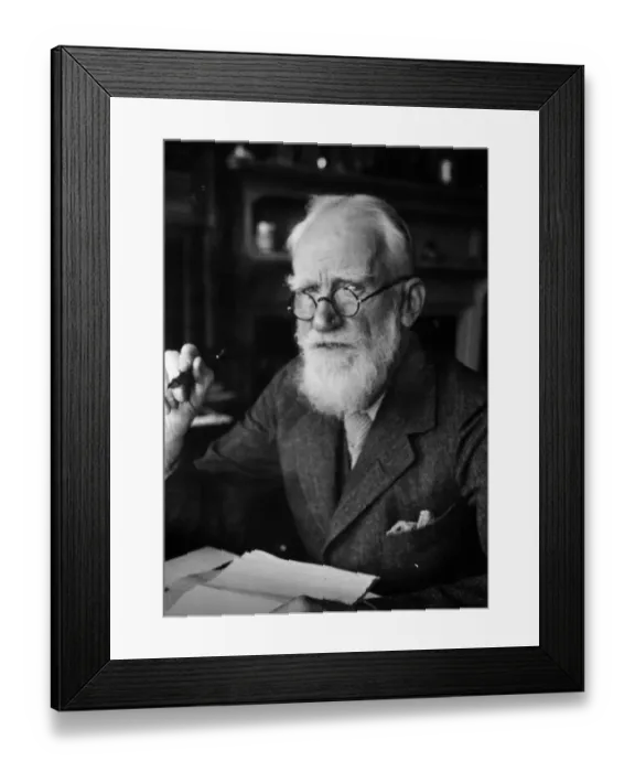 Framed Print : Bernard Shaw Framed Print : Bernard Shaw