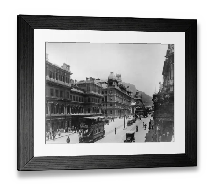 Framed Print : Cape Town Street Framed Print : Cape Town Street