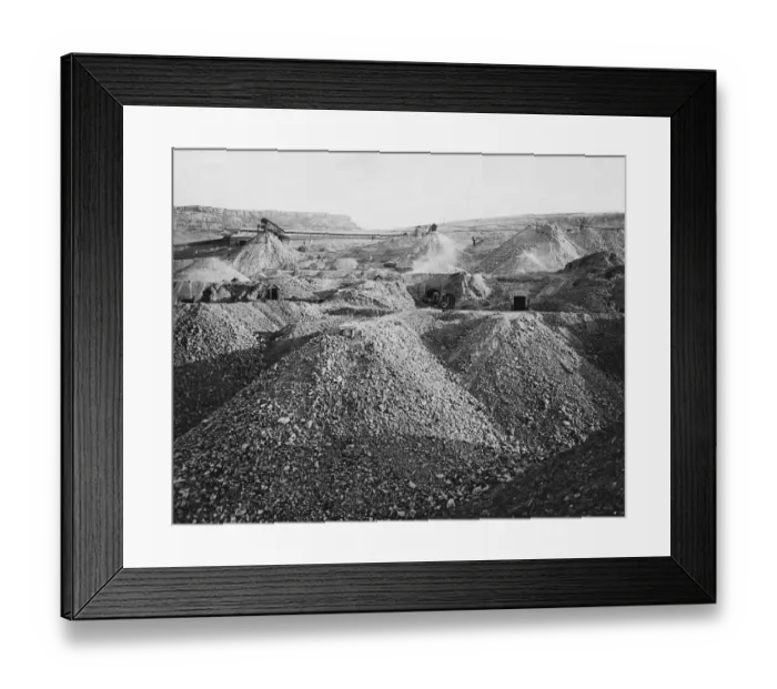 Framed Print : Sulfur Mining Framed Print : Sulfur Mining