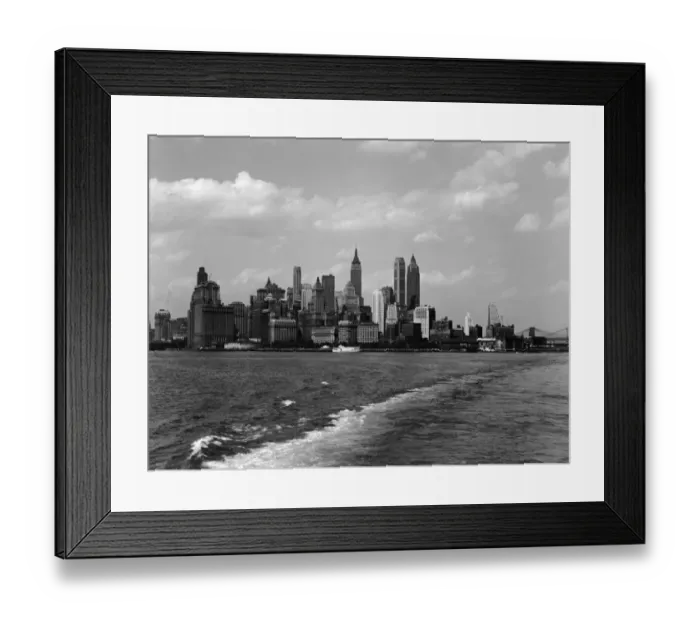 Framed Print : New York City Skyline Framed Print : New York City Skyline