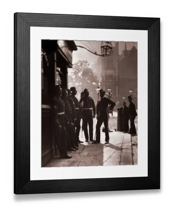 Framed Print : Recruiting Sergeants Framed Print : Recruiting Sergeants