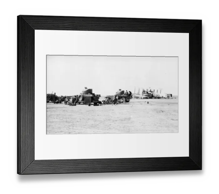Framed Print : Mesopotamia Tanks Framed Print : Mesopotamia Tanks