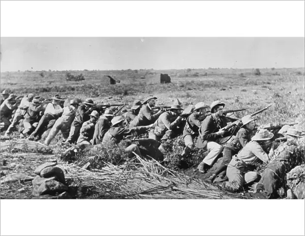 Boers In Trenches