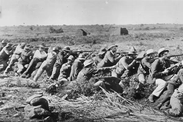 Boers In Trenches