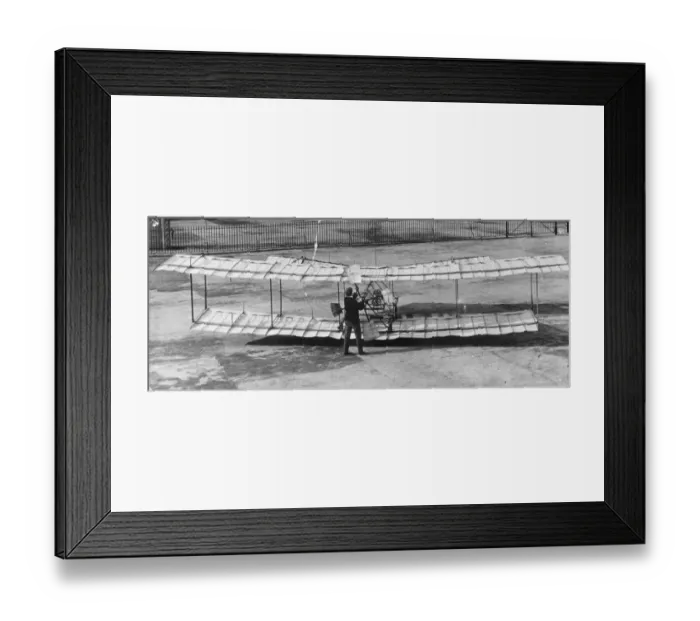 Framed Print : Roe l Biplane Framed Print : Roe l Biplane