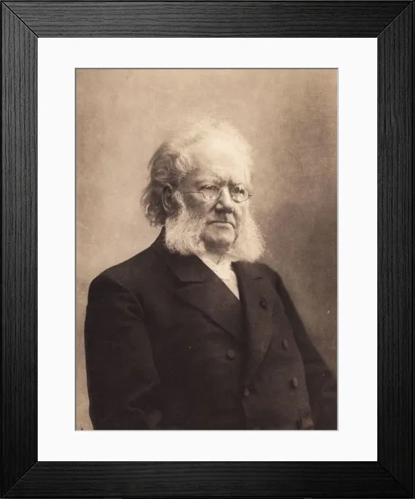Framed Print : Henrik Ibsen Framed Print : Henrik Ibsen