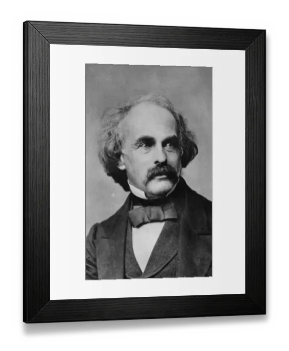 Framed Print : Nathaniel Hawthorne Framed Print : Nathaniel Hawthorne