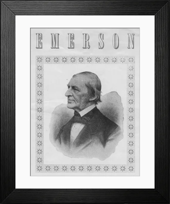 Framed Print : R W Emerson Framed Print : R W Emerson