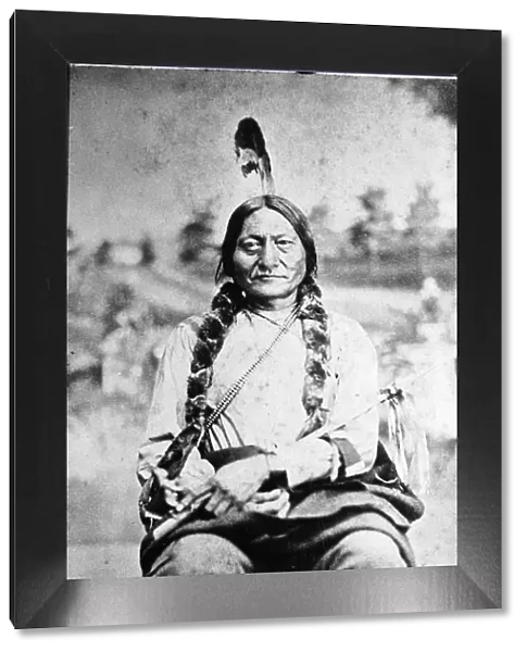 Portrait Of Sioux Chief Sitting Bull