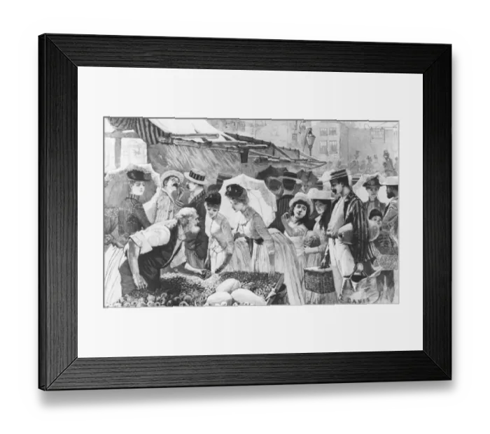 Framed Print : Kingston Market Framed Print : Kingston Market