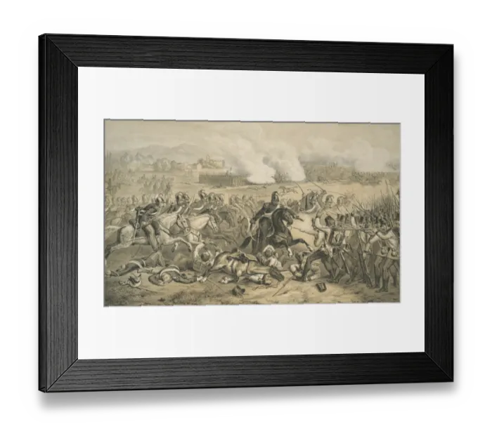 Framed Print : The Battle Of Montebello
