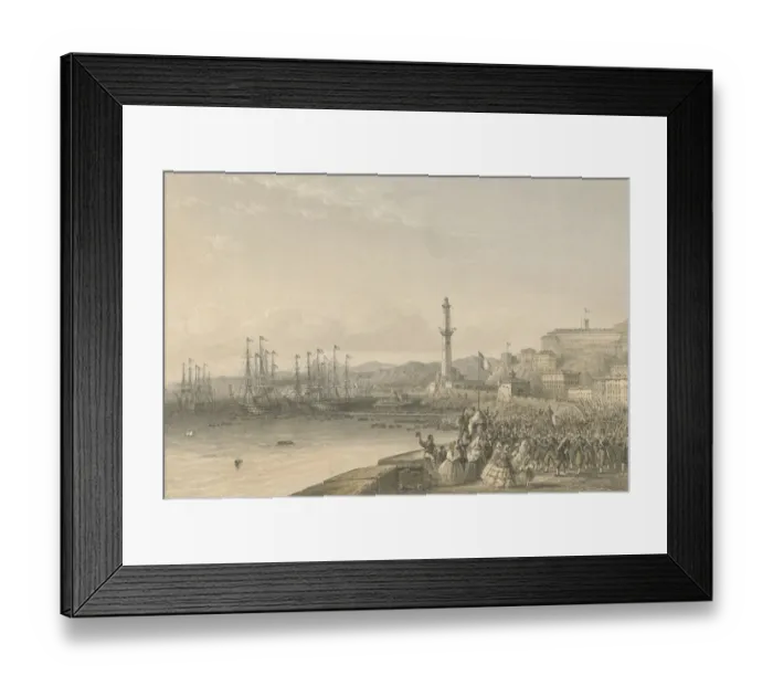 Framed Print : French In Genoa Framed Print : French In Genoa