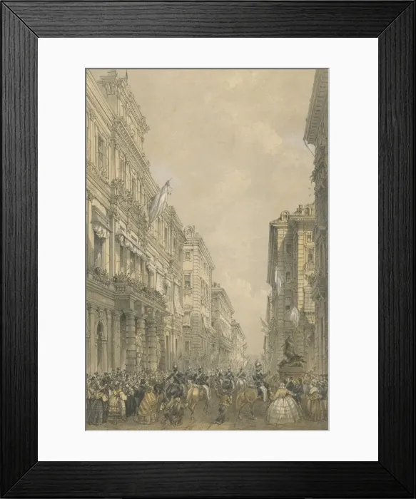 Framed Print : Sardinians In Turin Framed Print : Sardinians In Turin