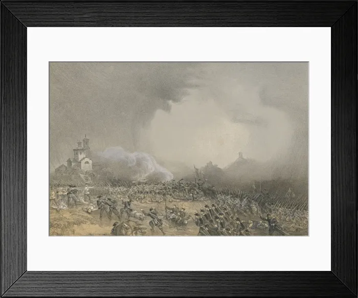 Framed Print : Battle Of Solferino Framed Print : Battle Of Solferino