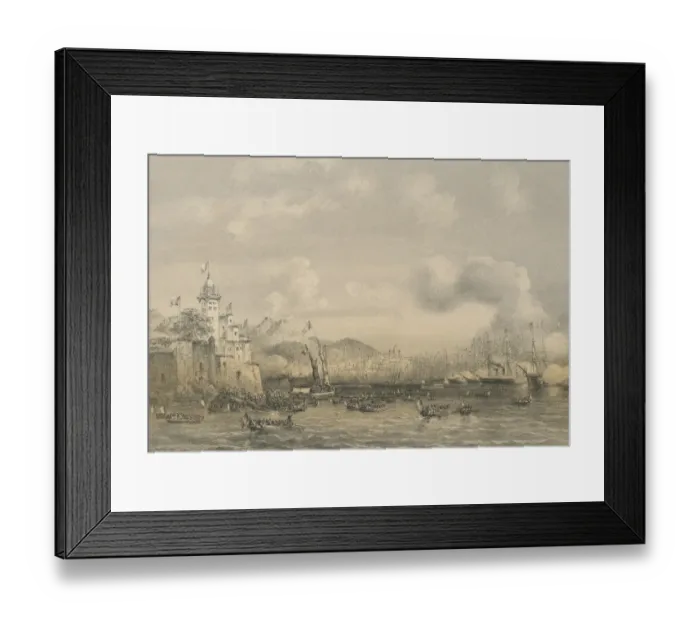 Framed Print : Napoleon III In Genoa