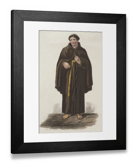 Framed Print : Franciscan Monk Framed Print : Franciscan Monk