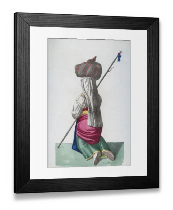 Framed Print : Kneeling Pilgrim Framed Print : Kneeling Pilgrim