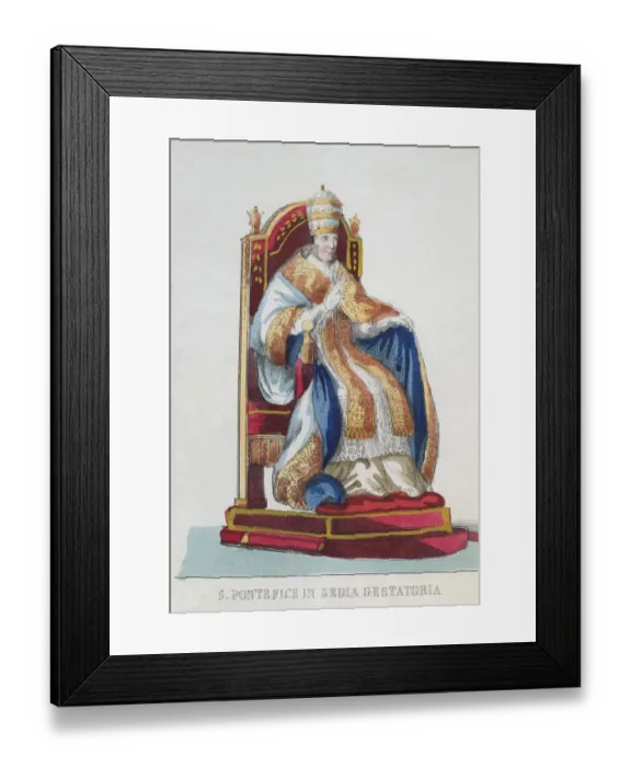 Framed Print : Papal Vestments Framed Print : Papal Vestments