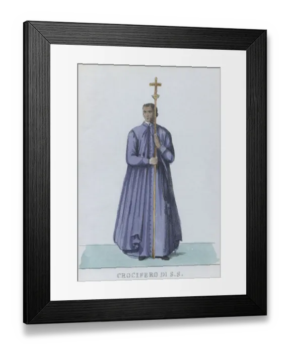 Framed Print : Vatican Crucifer Framed Print : Vatican Crucifer