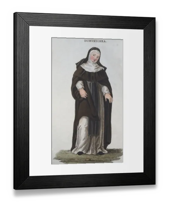 Framed Print : Dominican Nun Framed Print : Dominican Nun