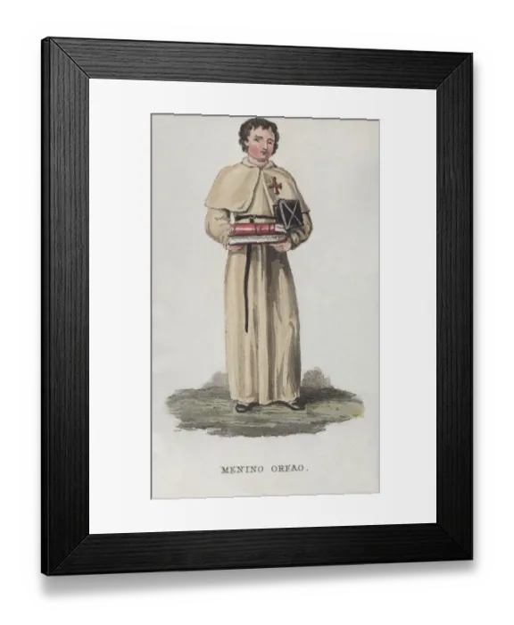 Framed Print : Christian Monk Framed Print : Christian Monk