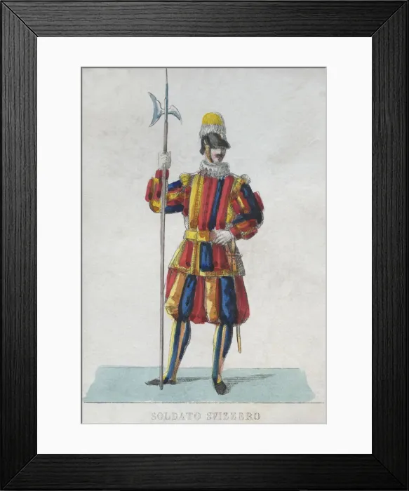 Framed Print : Swiss Guard Framed Print : Swiss Guard