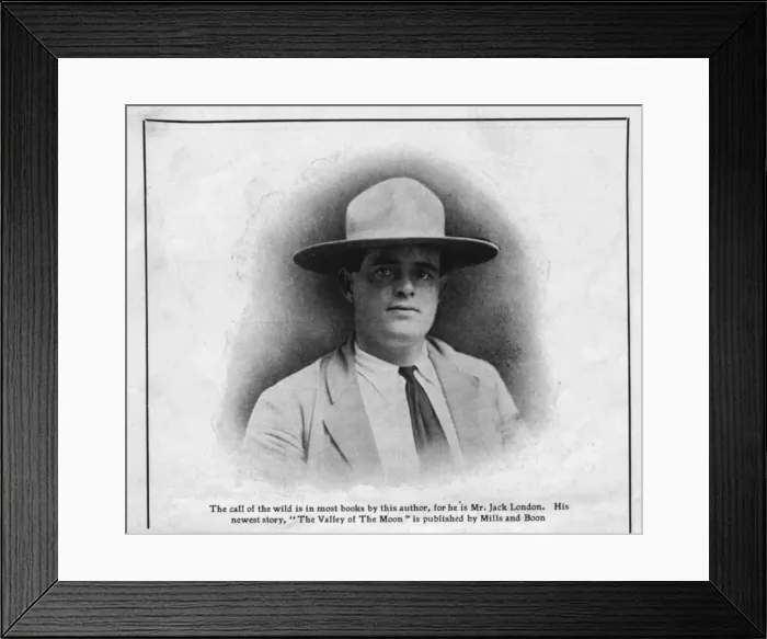Framed Print : Jack London Framed Print : Jack London