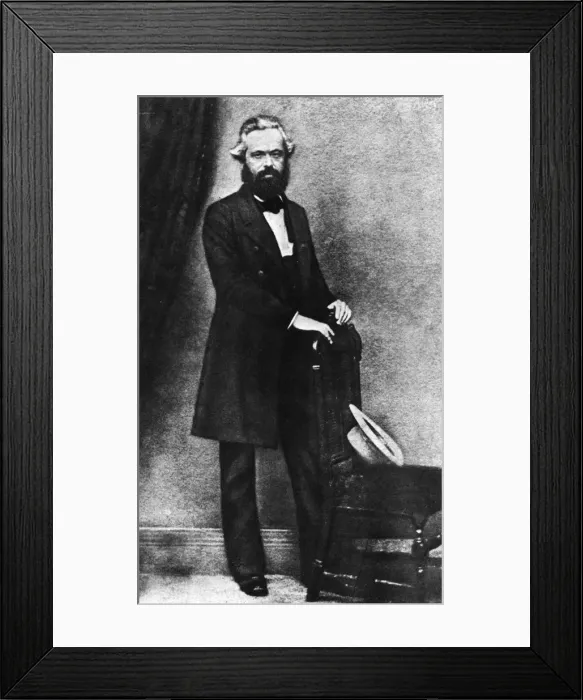 Framed Print : Karl Marx, German socialist philosopher, founder of international Communism, Framed Print : Karl Marx, German socialist philosopher, founder of international Communism,