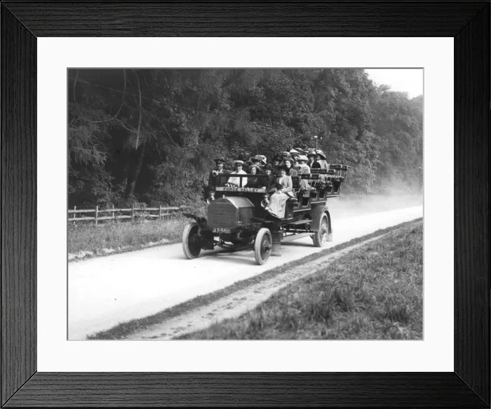 Framed Print : Charabanc Outing Framed Print : Charabanc Outing