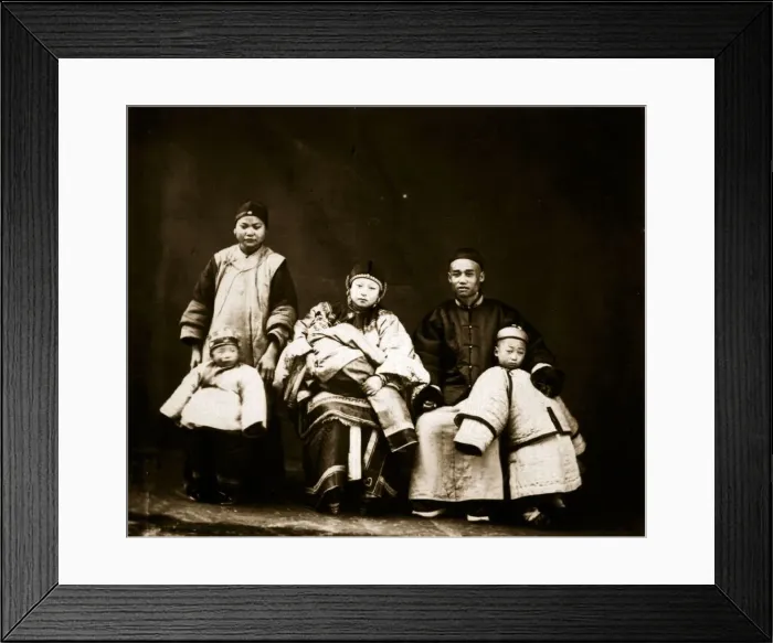 Framed Print : Chinese Family Framed Print : Chinese Family