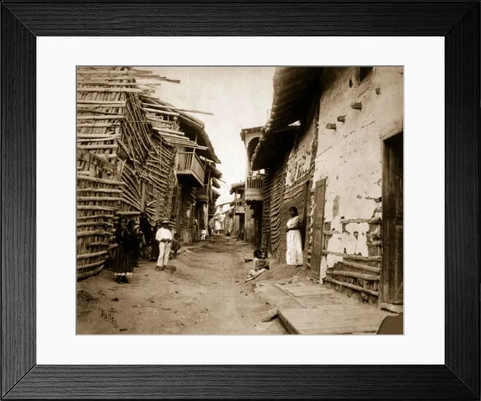 Framed Print : Chilean Slums Framed Print : Chilean Slums