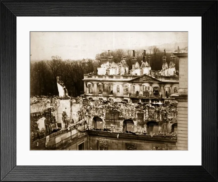 Framed Print : Shattered Chateau Framed Print : Shattered Chateau
