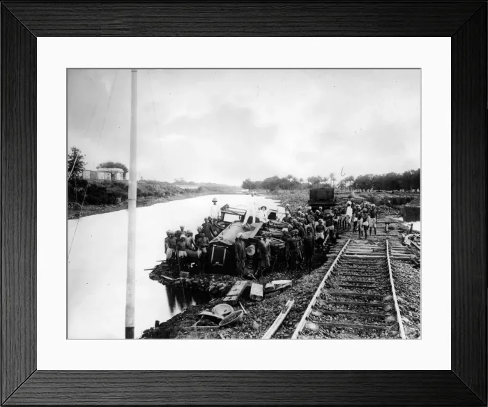 Framed Print : Rail Accident Framed Print : Rail Accident