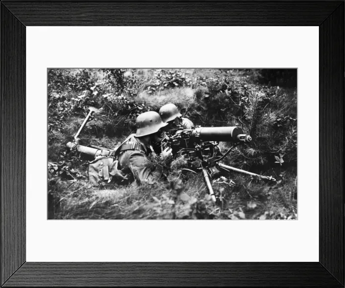 Framed Print : German Gunners Framed Print : German Gunners