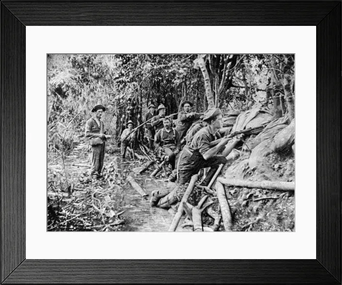 Framed Print : Trench Near Manila Framed Print : Trench Near Manila