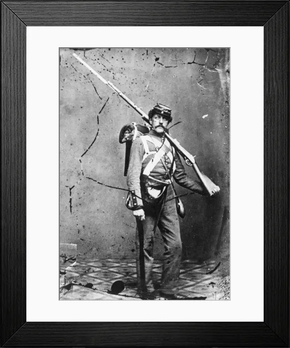 Framed Print : Union Soldier
