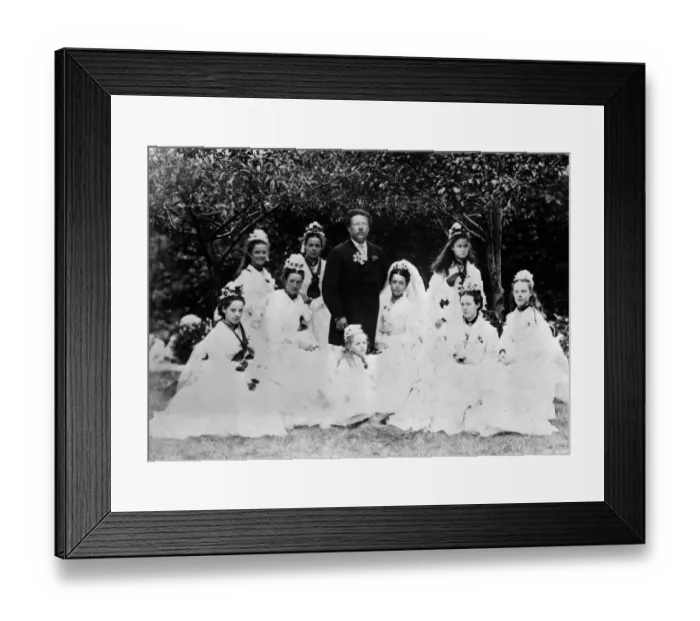 Framed Print : Victorian Wedding Framed Print : Victorian Wedding