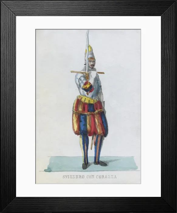 Framed Print : Swiss Guard Framed Print : Swiss Guard